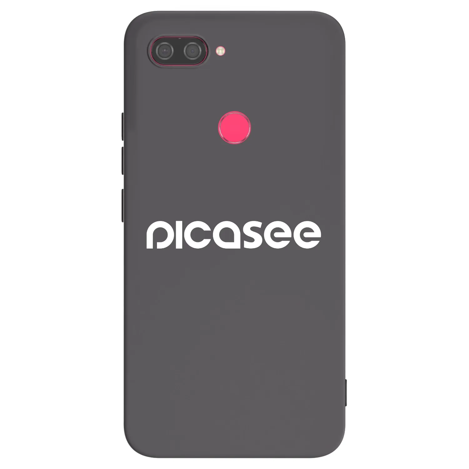 Picasee silikonový černý obal pro Xiaomi Mi 8 Lite - Picasee - new logo - white