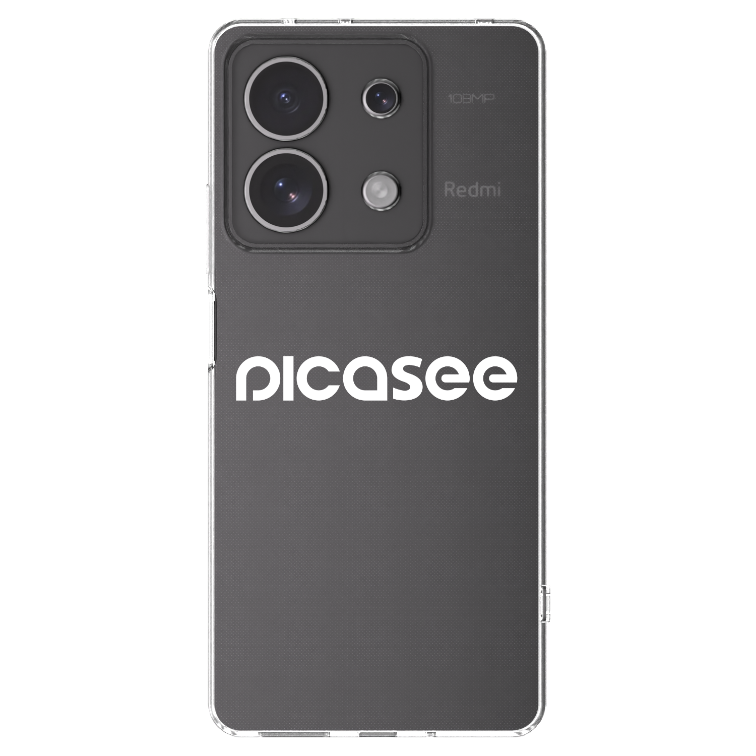 Picasee silikonový průhledný obal pro Xiaomi Redmi Note 13 4G - Picasee - new logo - white