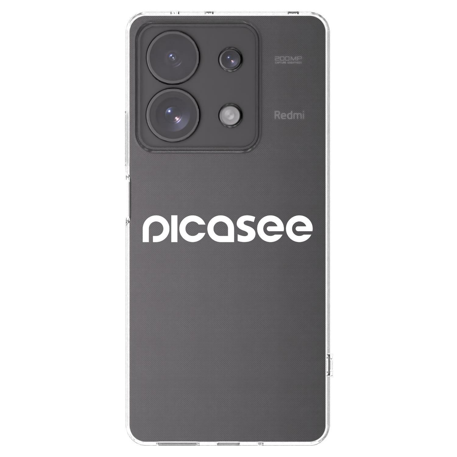 Picasee silikonový průhledný obal pro Xiaomi Redmi Note 13 Pro 4G - Picasee - new logo - white