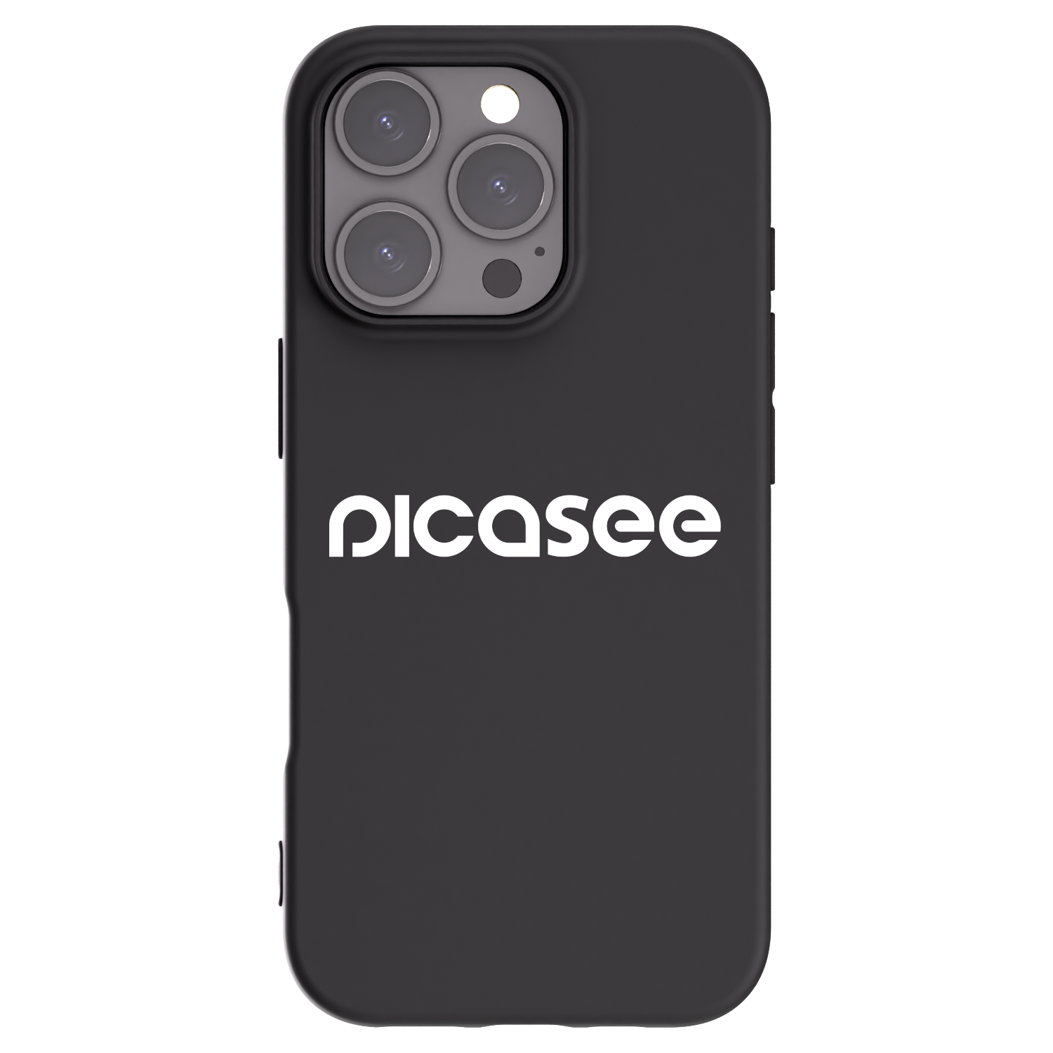 Picasee silikonový černý obal pro Apple iPhone 16 Pro - Picasee - new logo - white