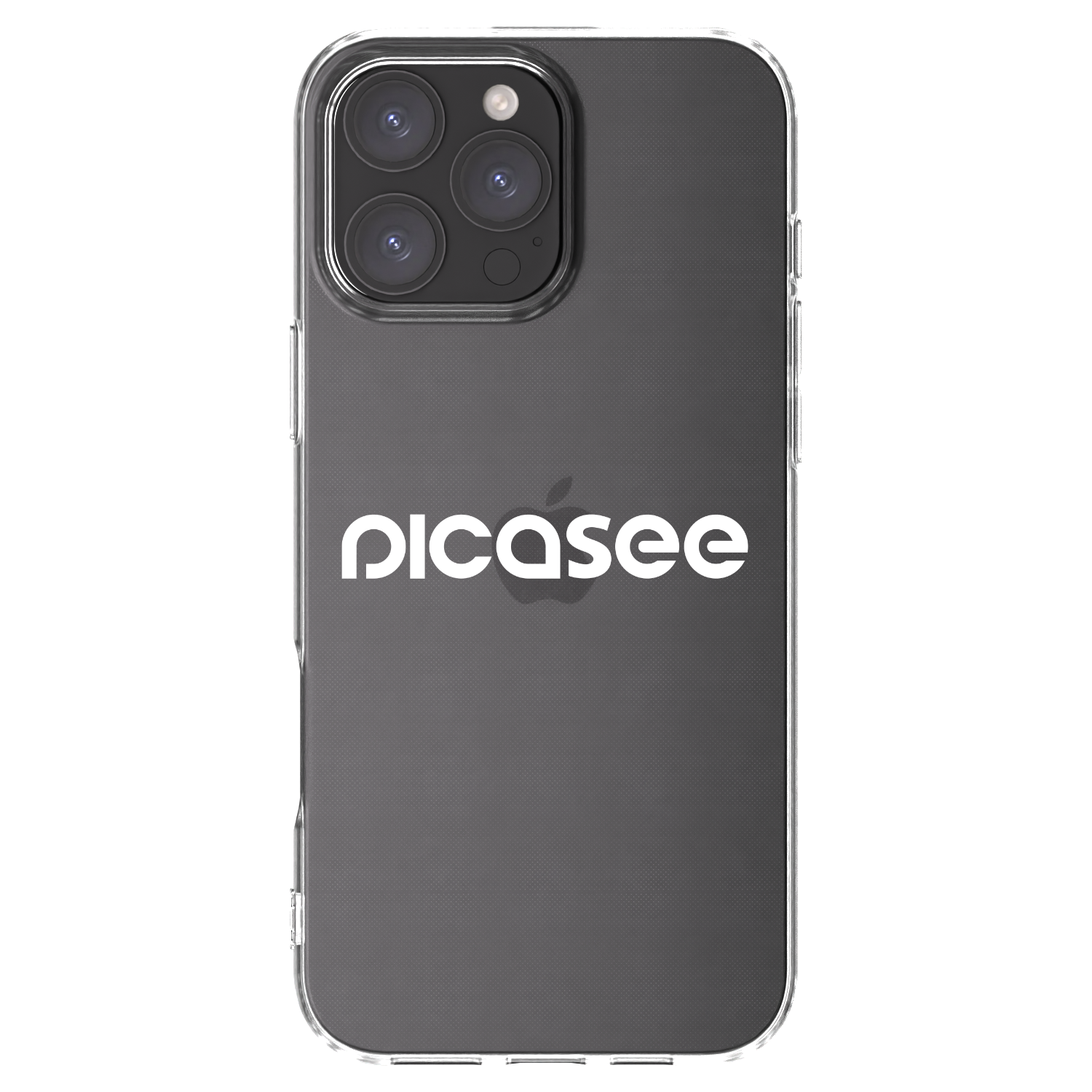 Picasee silikonový průhledný obal pro Apple iPhone 16 Pro Max - Picasee - new logo - white