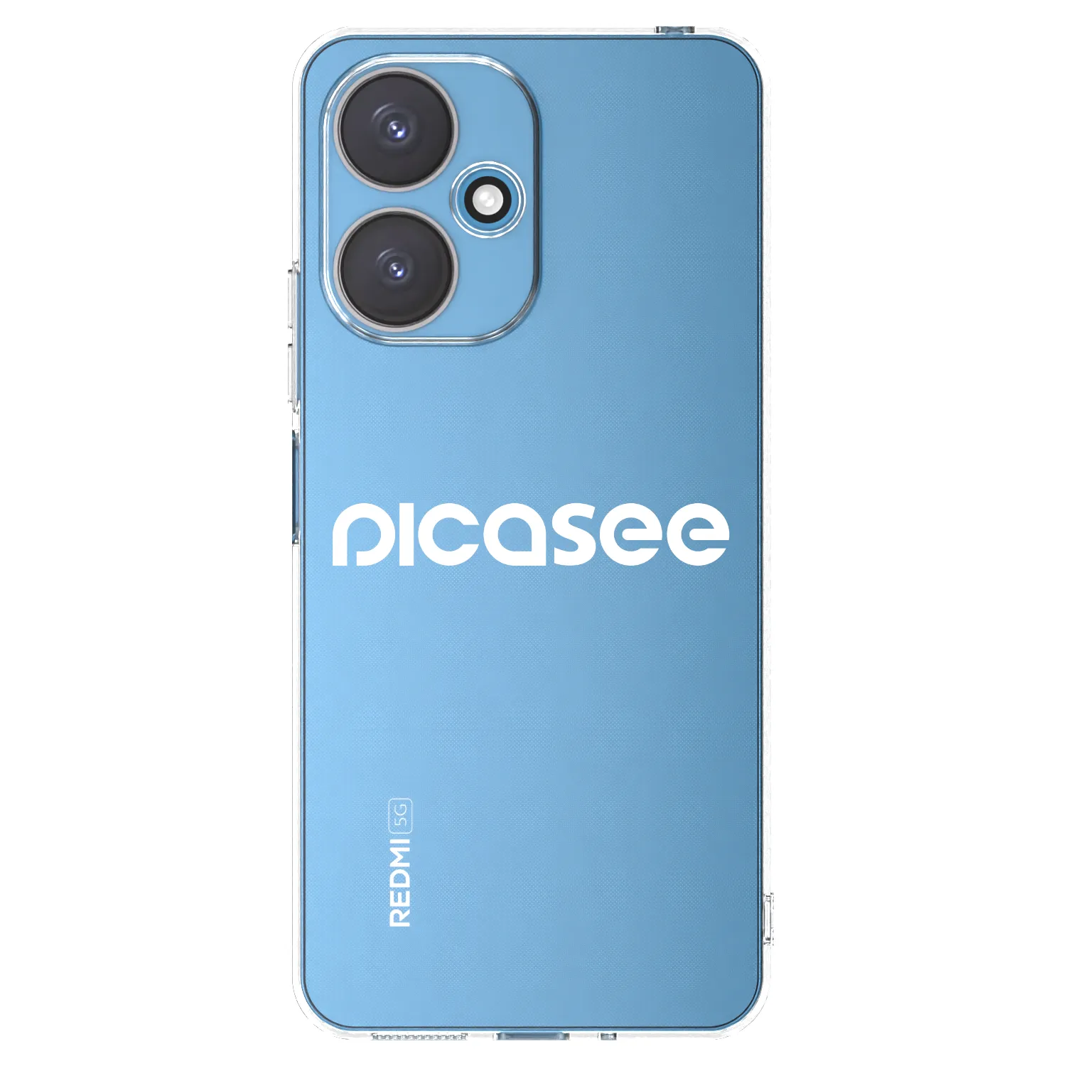 Picasee silikonový průhledný obal pro Xiaomi Redmi 13C 5G - Picasee - new logo - white