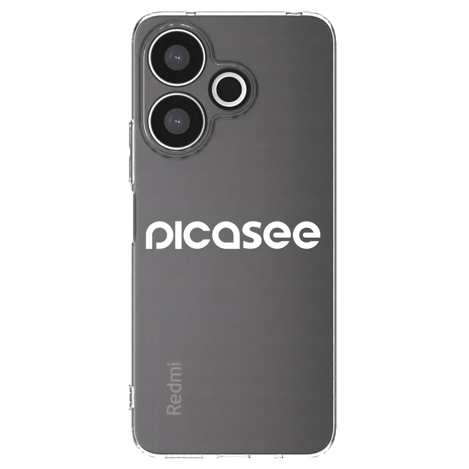 Picasee silikonový průhledný obal pro Xiaomi Redmi 13 4G - Picasee - new logo - white