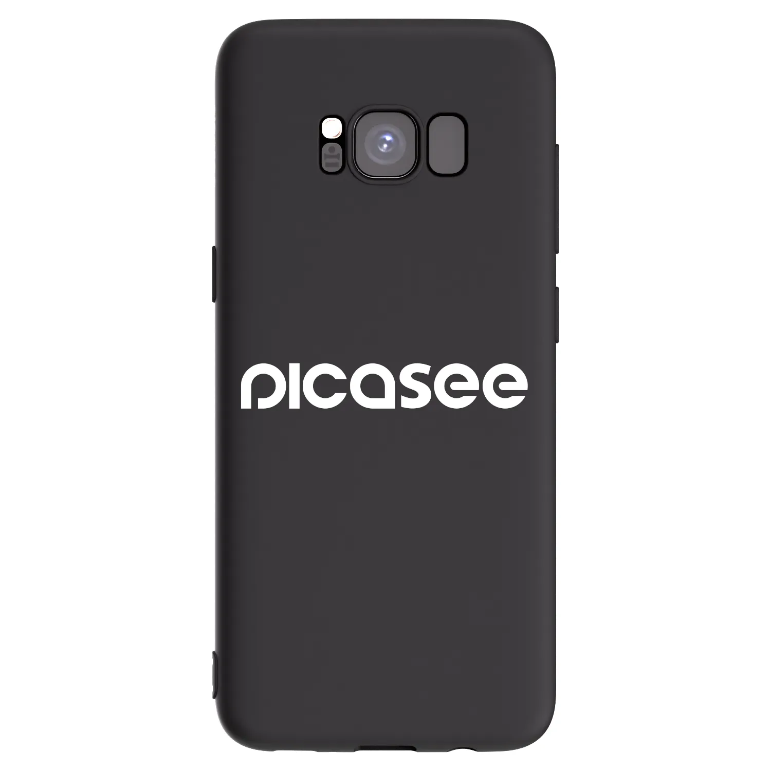Picasee silikonový černý obal pro Samsung Galaxy S8 G950F - Picasee - new logo - white
