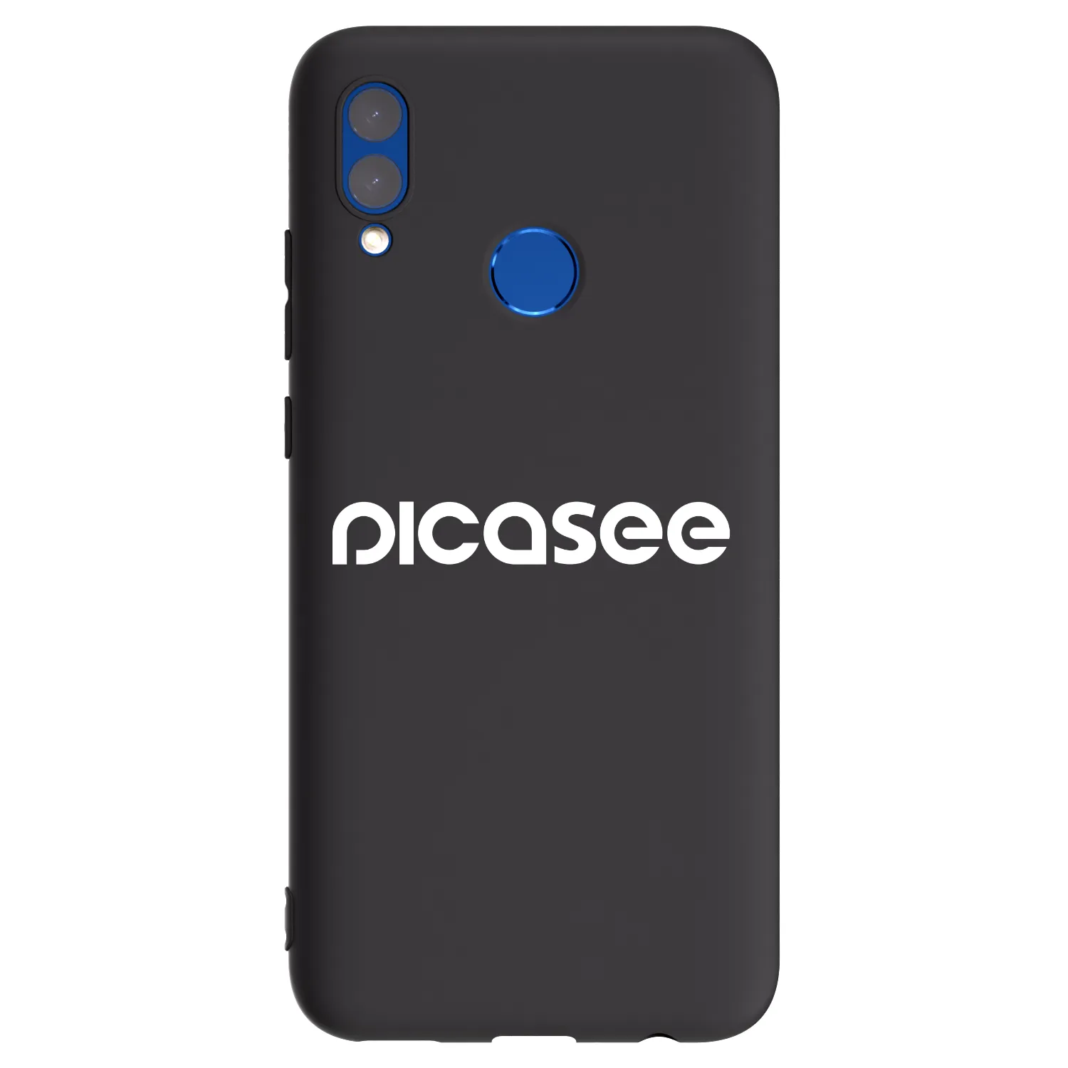 Picasee silikonový černý obal pro Honor 10 Lite - Picasee - new logo - white