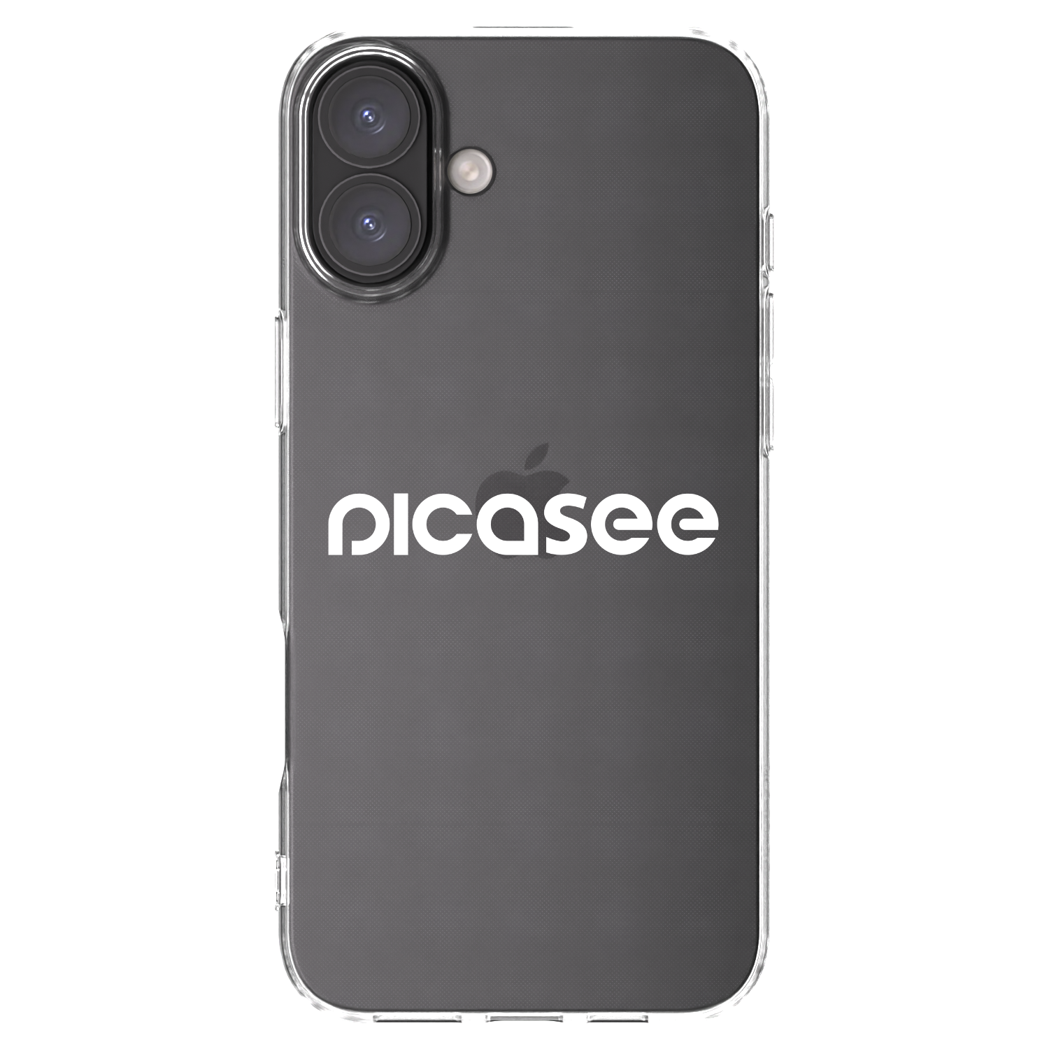 Picasee silikonový průhledný obal pro Apple iPhone 16 Plus - Picasee - new logo - white