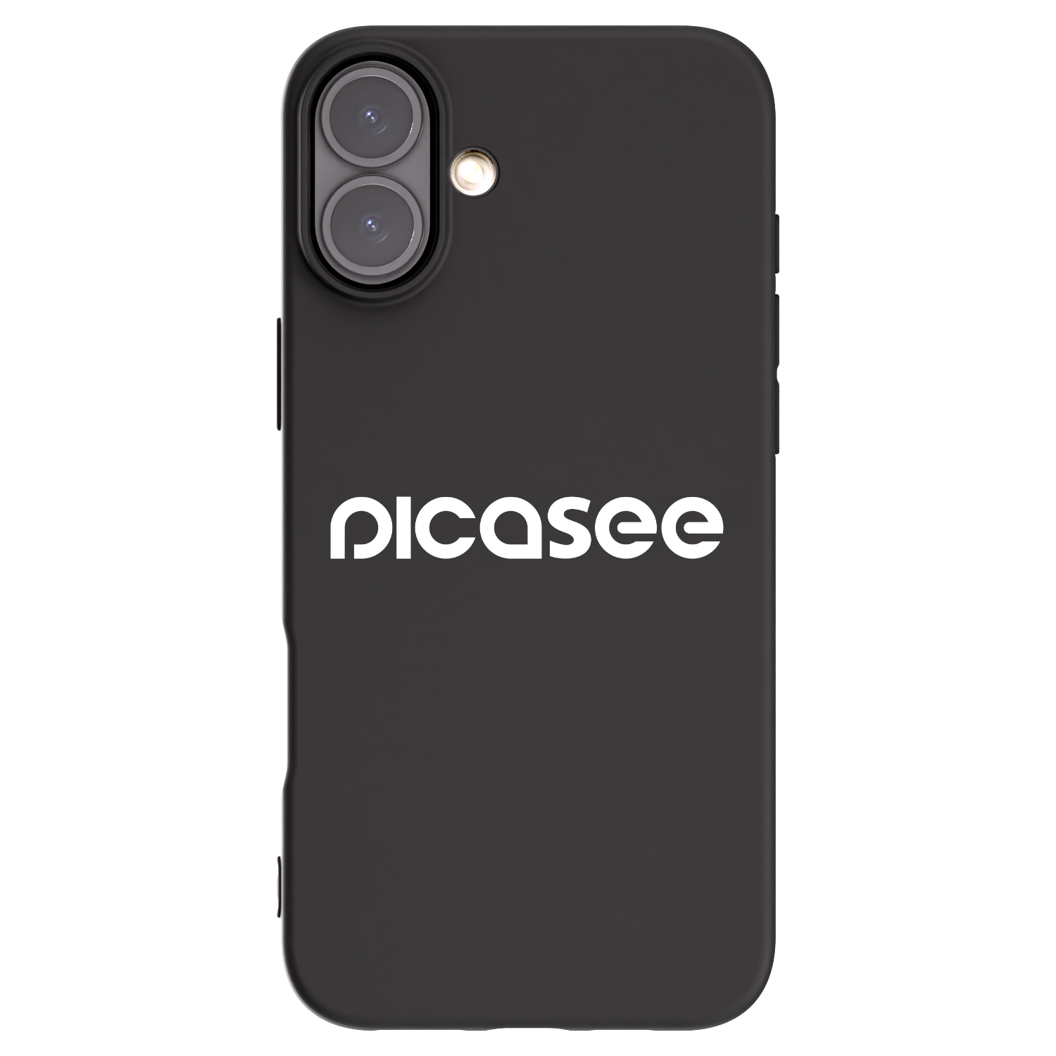 Picasee silikonový černý obal pro Apple iPhone 16 Plus - Picasee - new logo - white