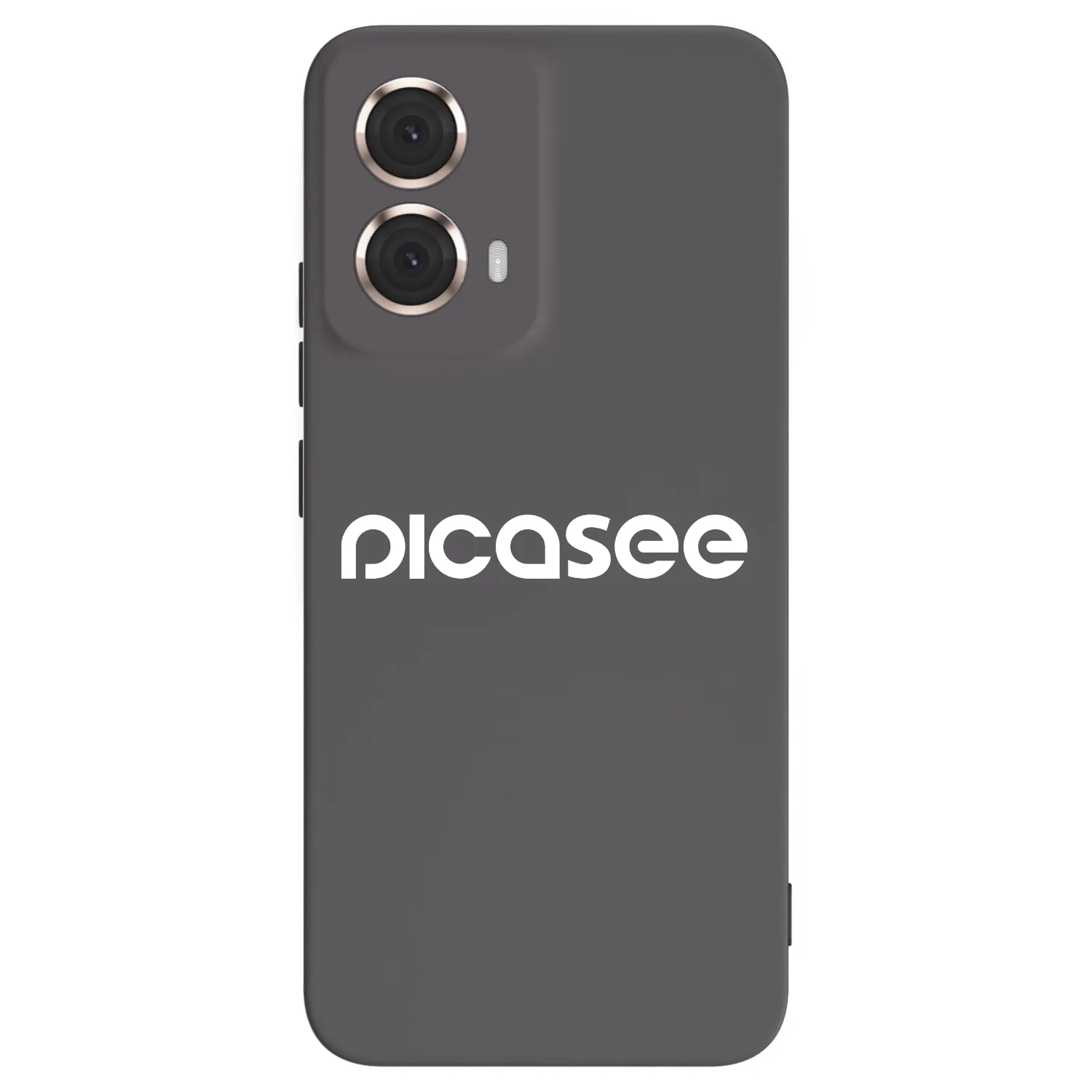 Picasee silikonový černý obal pro Motorola Moto G85 - Picasee - new logo - white