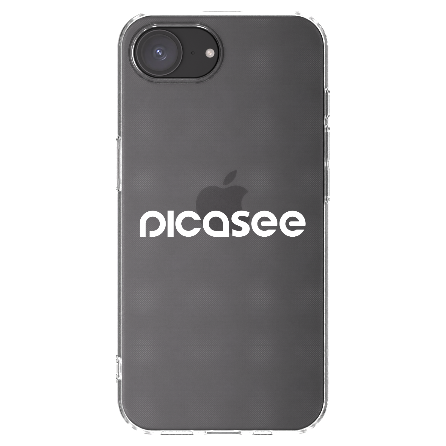 Picasee silikonový průhledný obal pro Apple iPhone 16e - Picasee - new logo - white