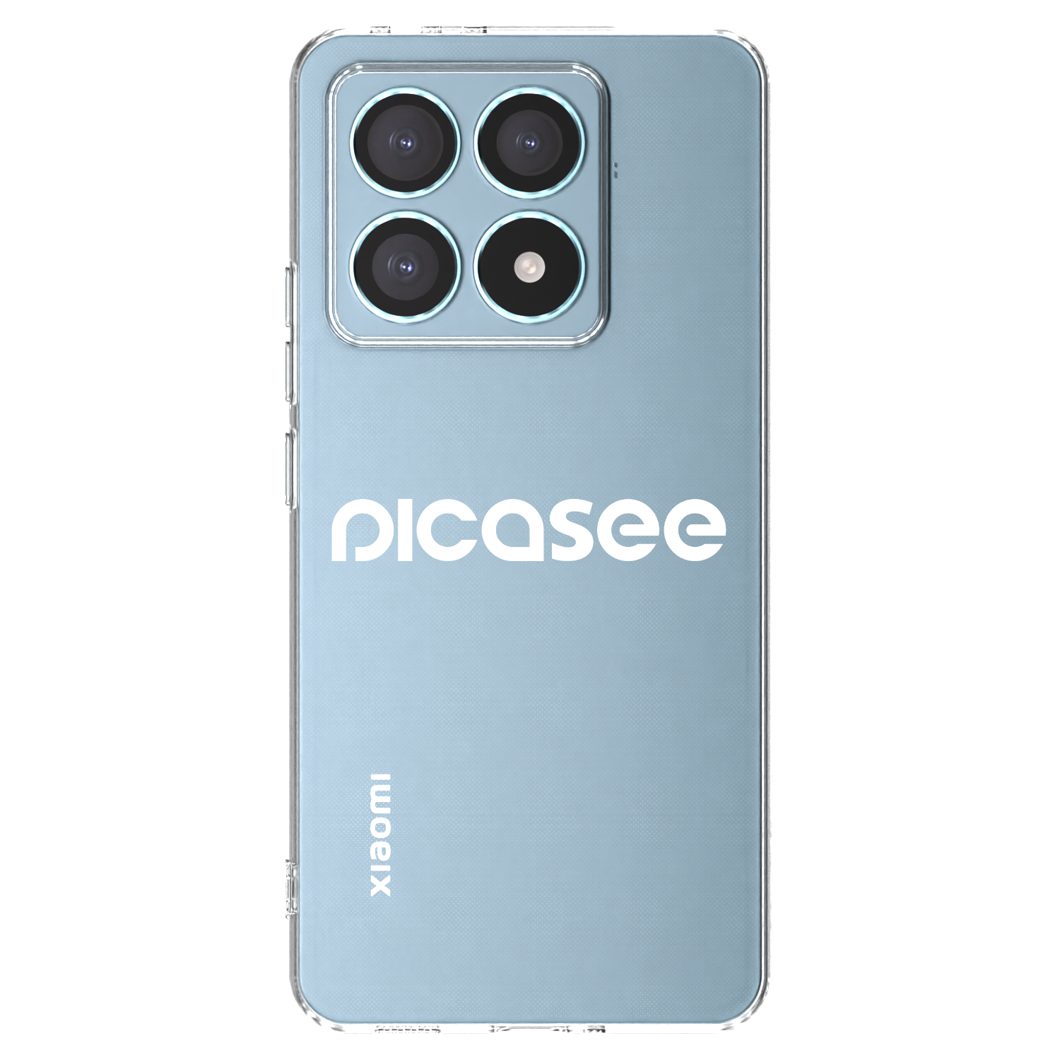 Picasee silikonový průhledný obal pro Xiaomi 14T Pro - Picasee - new logo - white