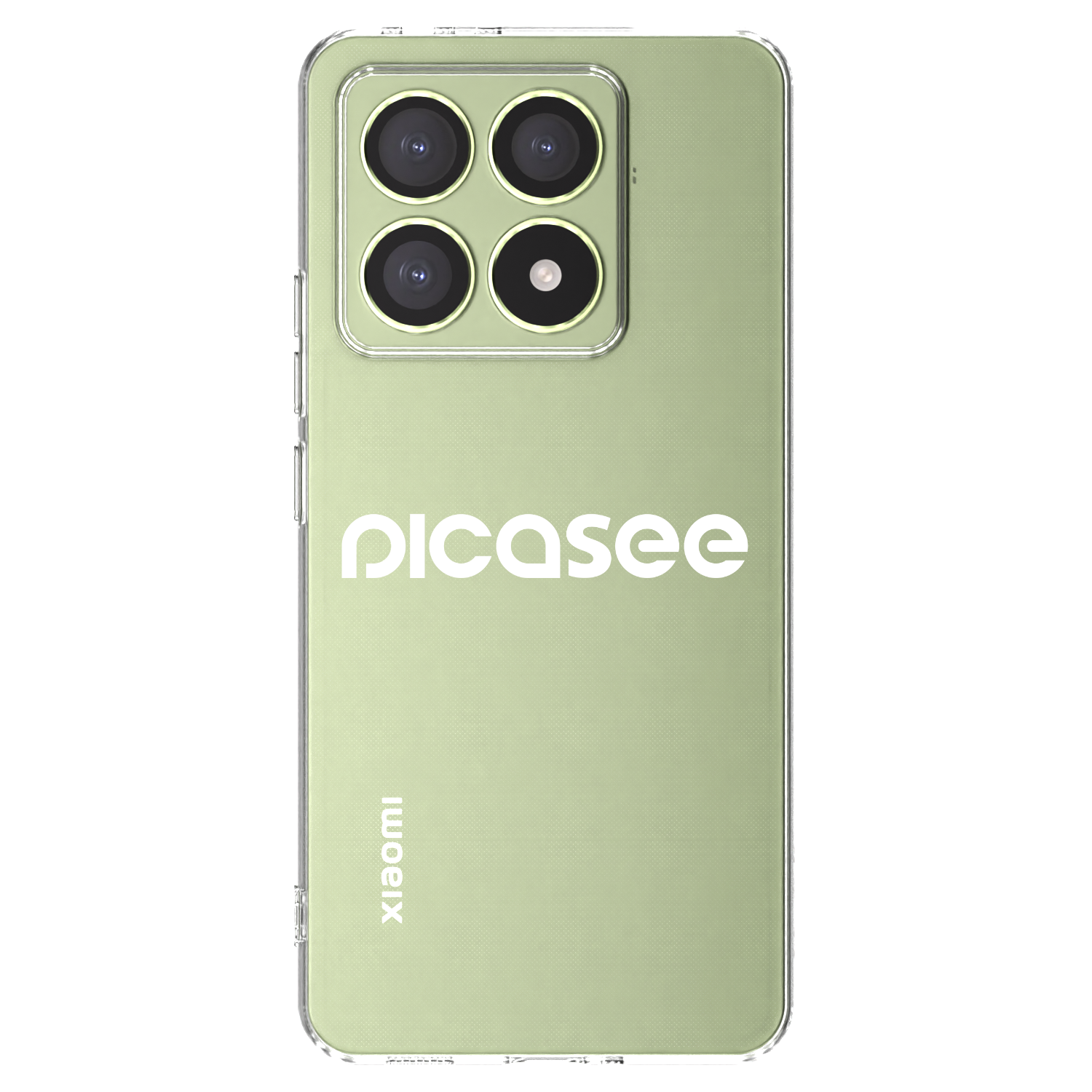 Picasee silikonový průhledný obal pro Xiaomi 14T - Picasee - new logo - white