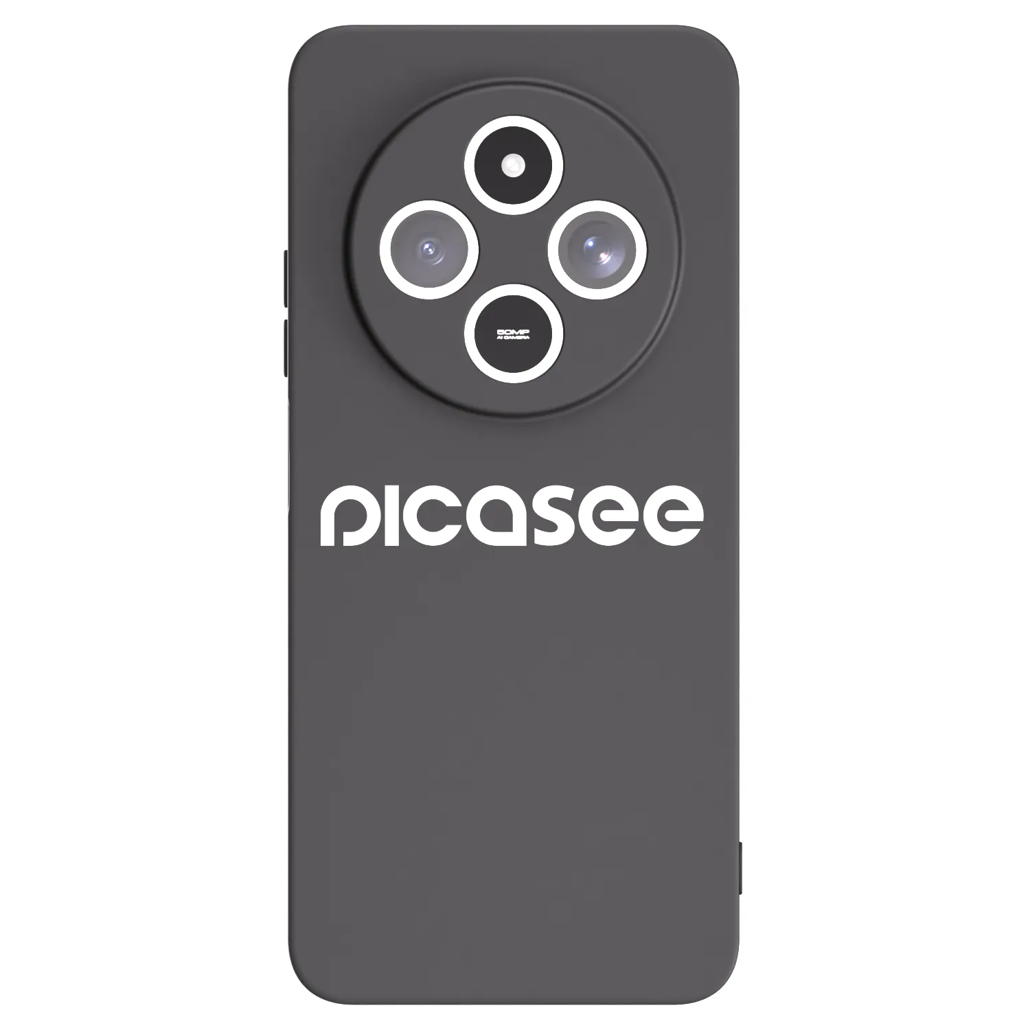Picasee silikonový černý obal pro Xiaomi Redmi 14C - Picasee - new logo - white