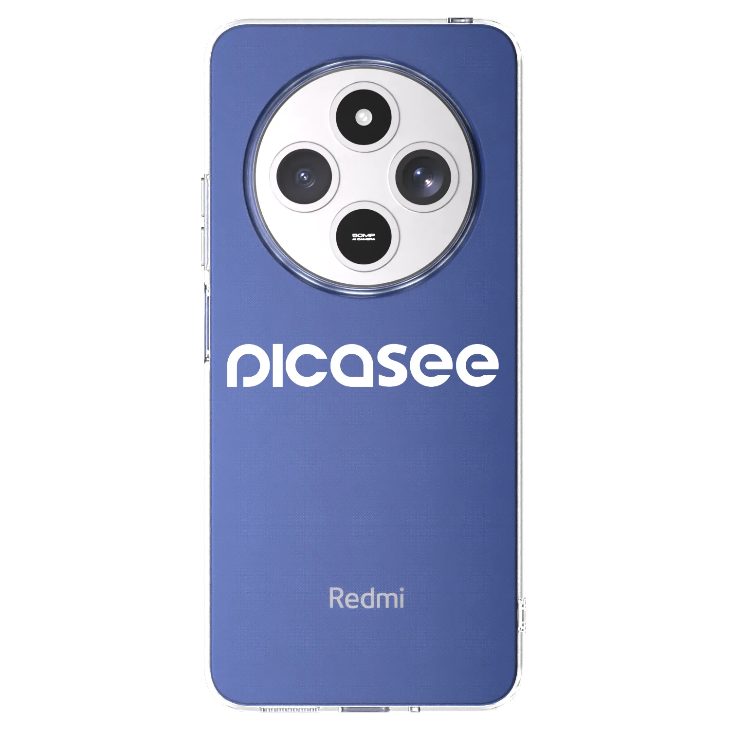 Picasee silikonový průhledný obal pro Xiaomi Redmi 14C - Picasee - new logo - white