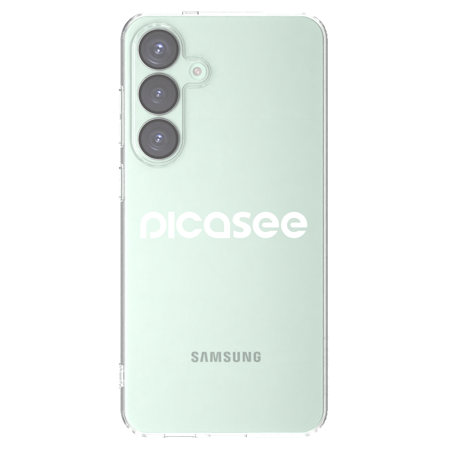 Picasee silikonový průhledný obal pro Samsung Galaxy S25+ 5G - Picasee - new logo - white
