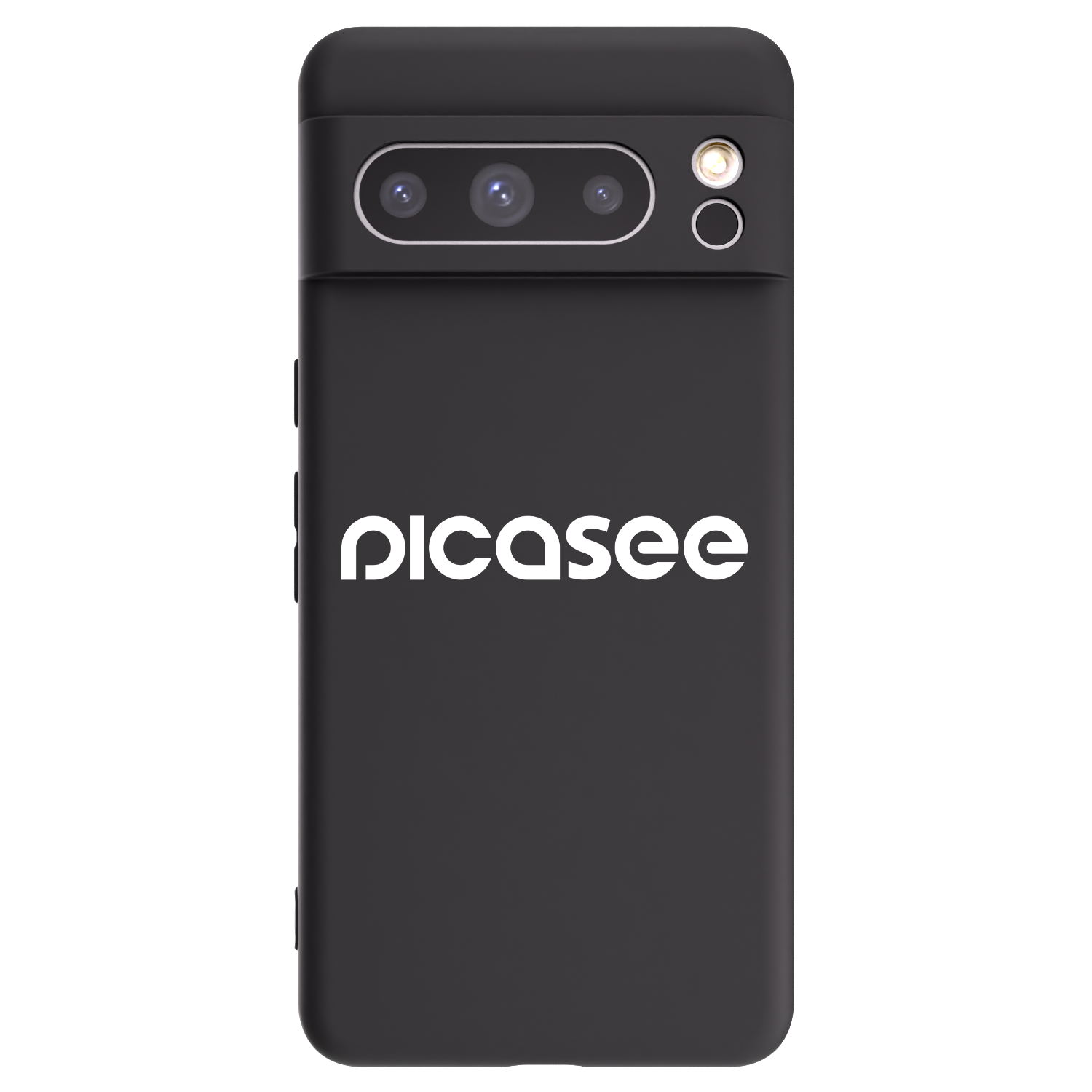 Picasee silikonový černý obal pro Google Pixel 8 Pro - Picasee - new logo - white