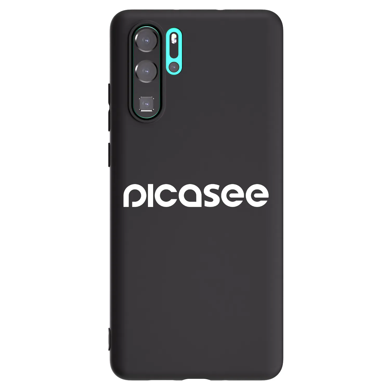 Picasee silikonový černý obal pro Huawei P30 Pro - Picasee - new logo - white