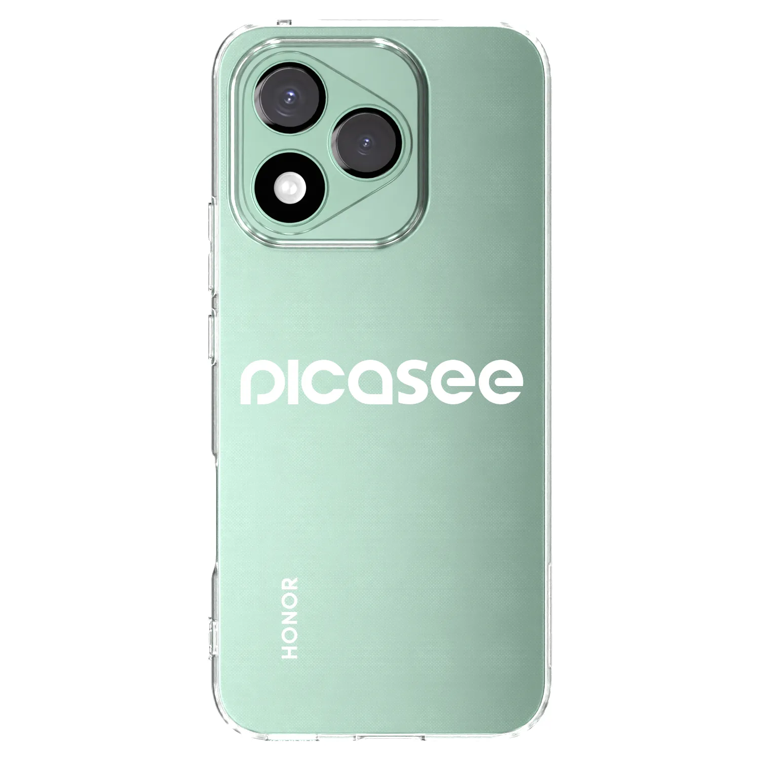 Picasee silikonový průhledný obal pro Honor 400 Lite 5G - Picasee - new logo - white