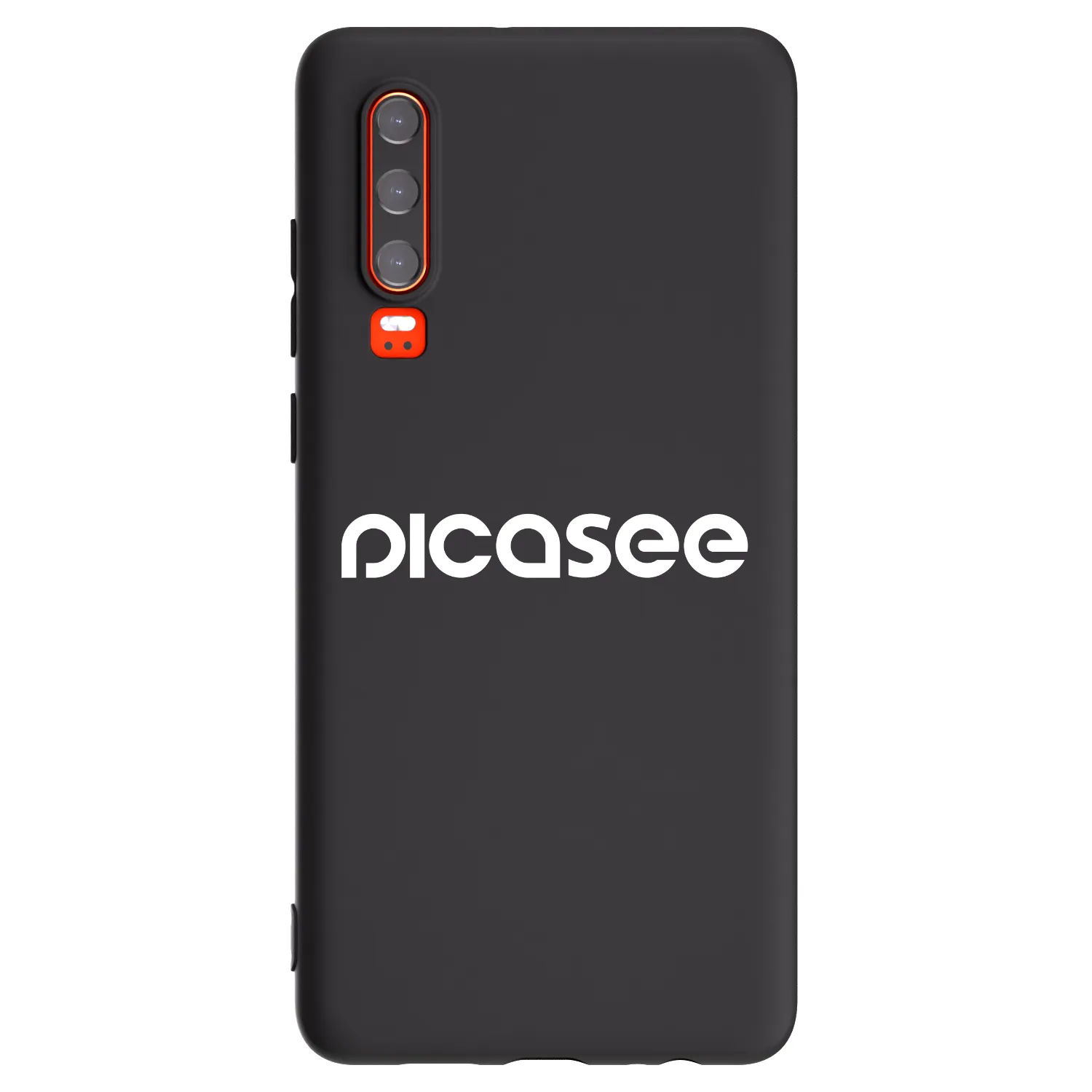 Picasee silikonový černý obal pro Huawei P30 - Picasee - new logo - white