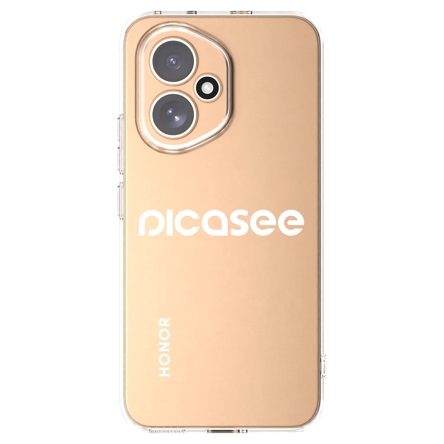 Picasee silikonový průhledný obal pro Honor 400 5G - Picasee - new logo - white
