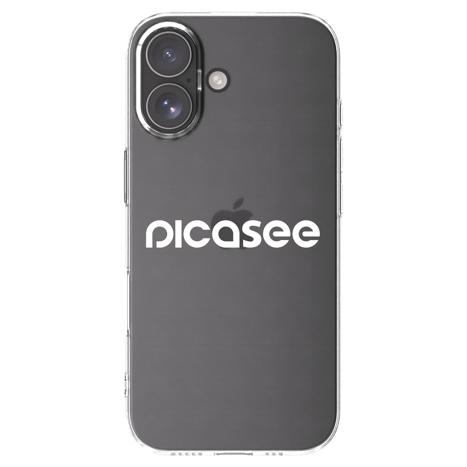 Picasee silikonový průhledný obal pro Apple iPhone 17 - Picasee - new logo - white