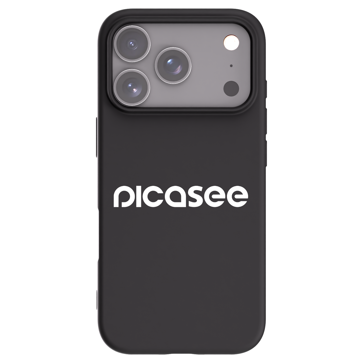 Picasee silikonový černý obal pro Apple iPhone 17 Pro - Picasee - new logo - white