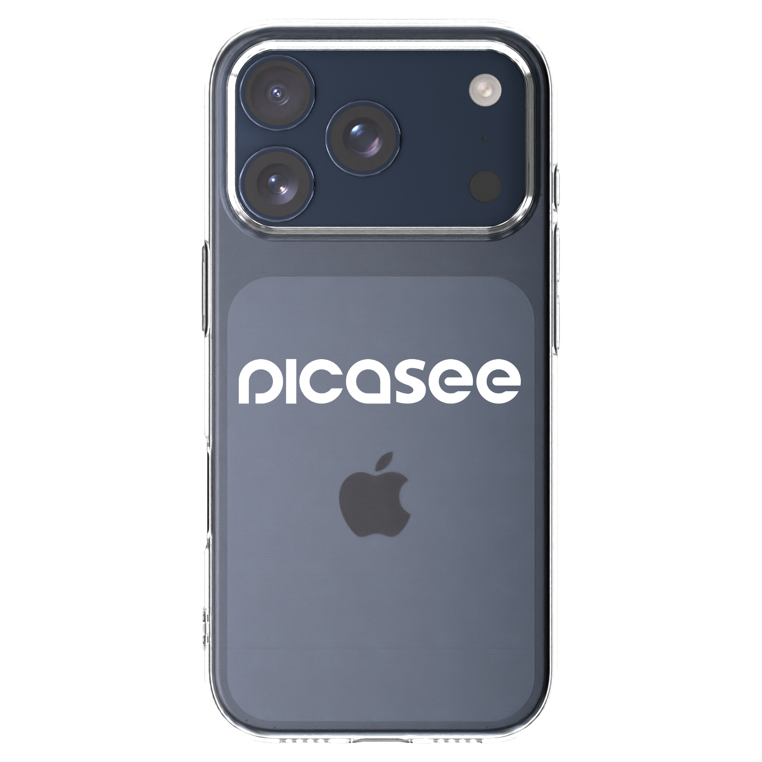Picasee silikonový průhledný obal pro Apple iPhone 17 Pro - Picasee - new logo - white