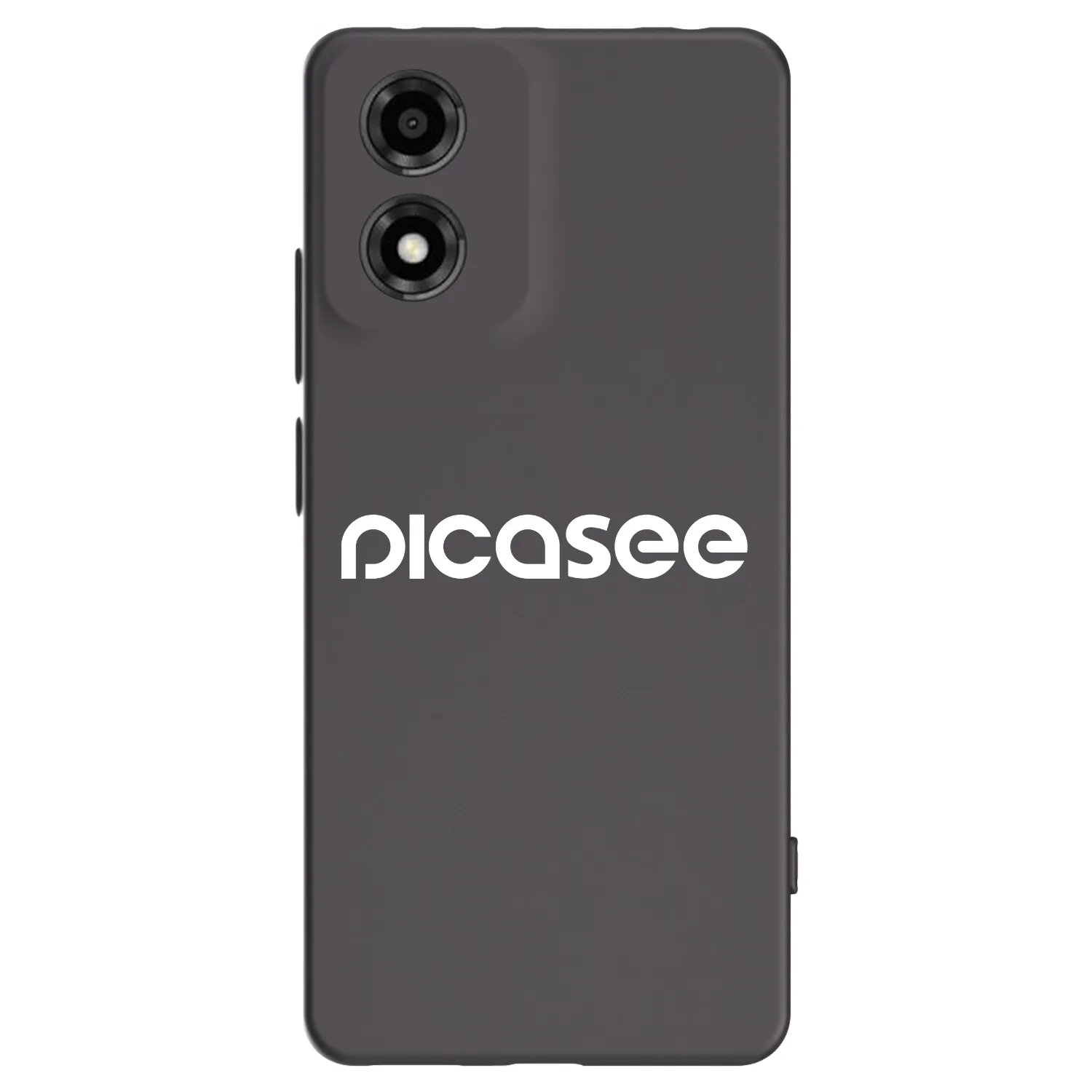 Picasee silikonový černý obal pro Motorola Moto E14 - Picasee - new logo - white