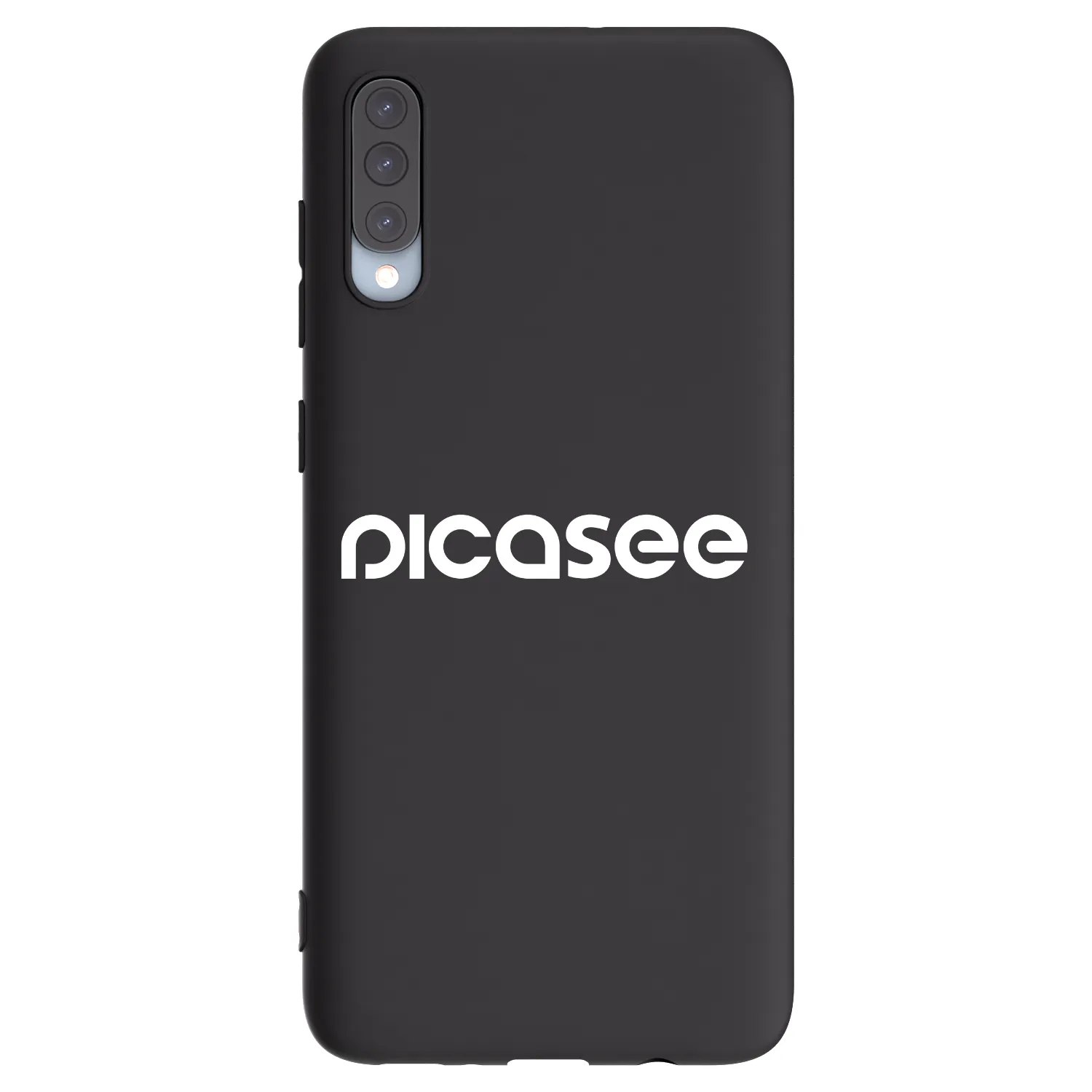 Picasee silikonový černý obal pro Samsung Galaxy A70 A705F - Picasee - new logo - white