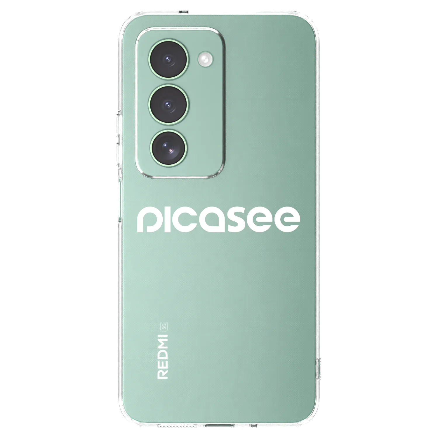 Picasee silikonový průhledný obal pro Xiaomi Redmi 15 5G - Picasee - new logo - white