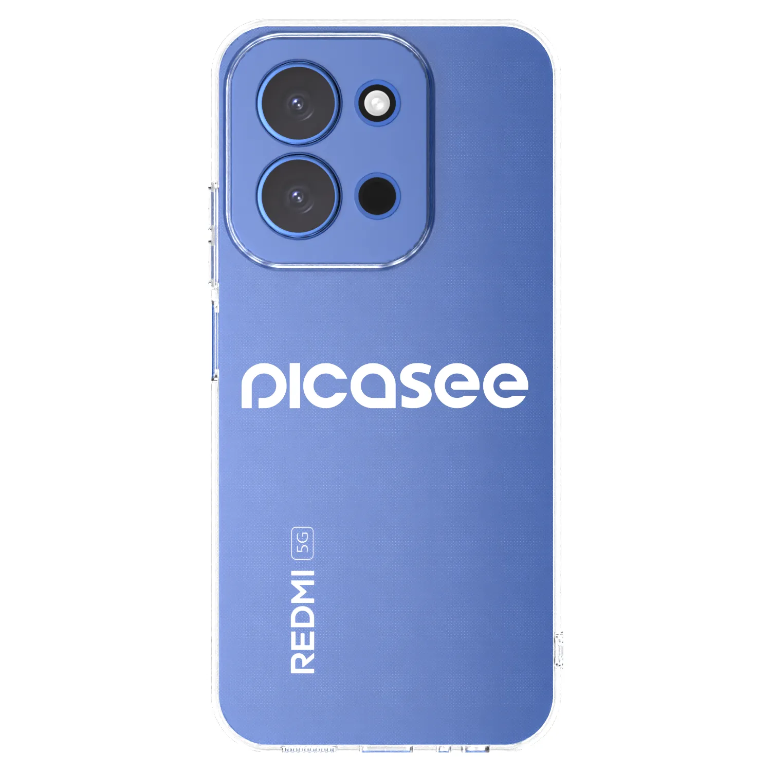Picasee silikonový průhledný obal pro Xiaomi Redmi 15C 4G - Picasee - new logo - white