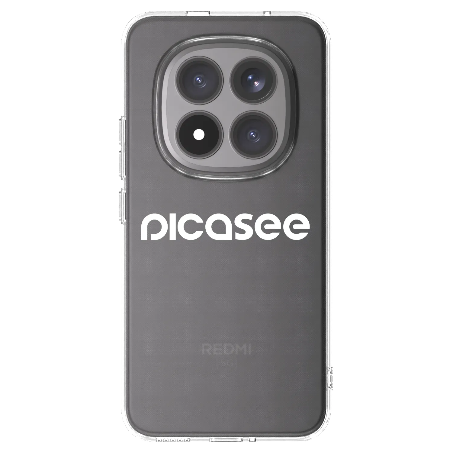 Picasee silikonový průhledný obal pro Xiaomi Redmi Note 15 Pro+ - Picasee - new logo - white