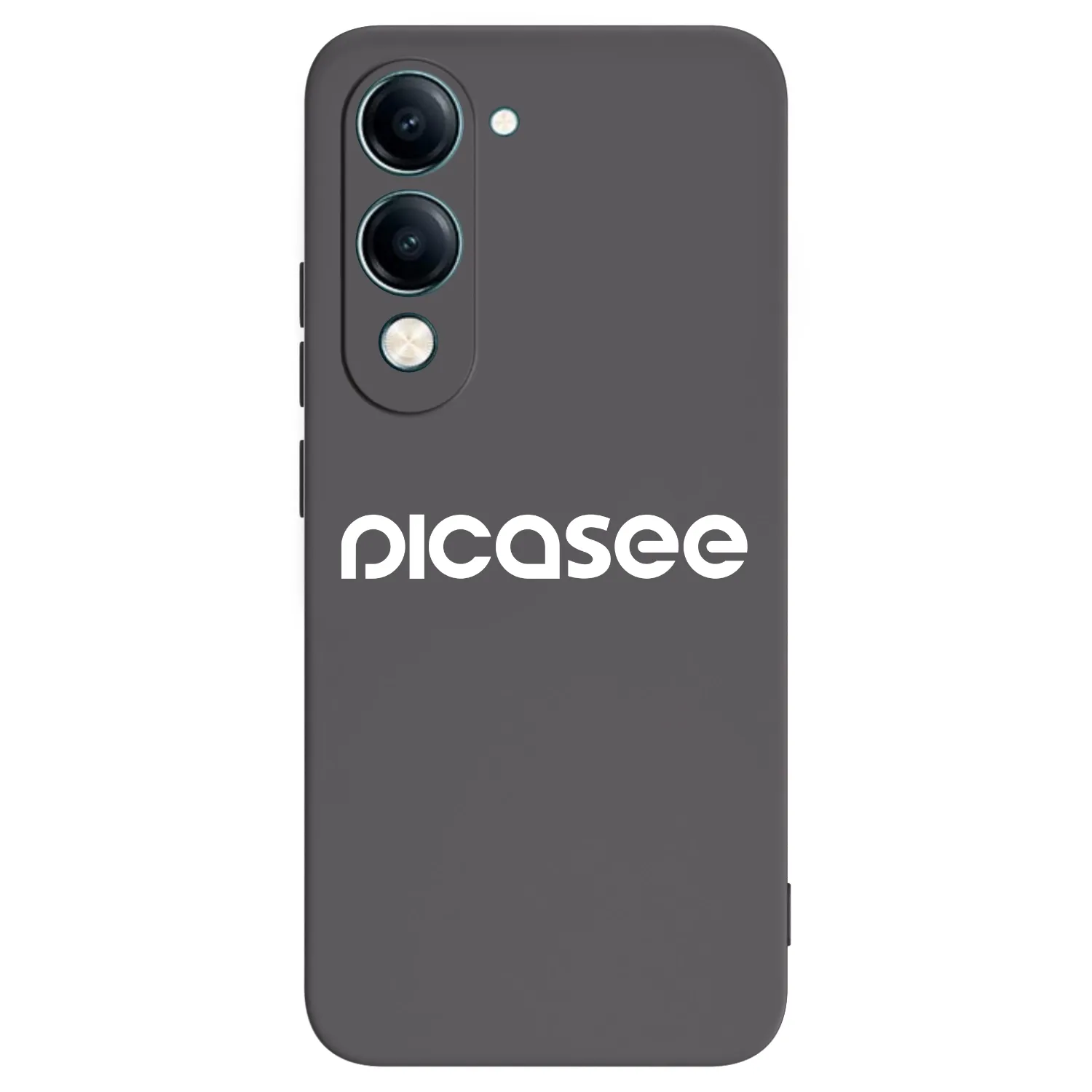 Picasee silikonový černý obal pro Vivo Y29s 5G - Picasee - new logo - white