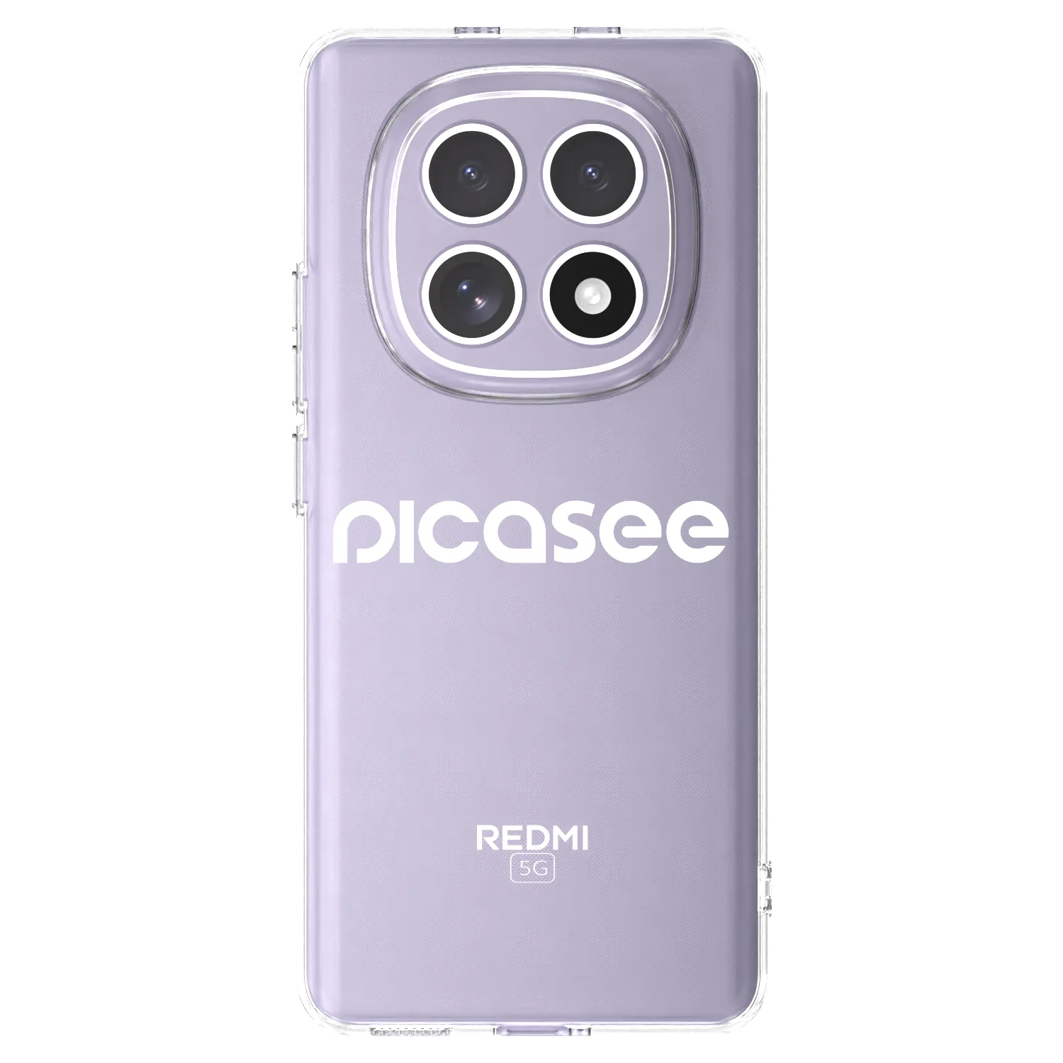 Picasee silikonový průhledný obal pro Xiaomi Redmi Note 15 - Picasee - new logo - white