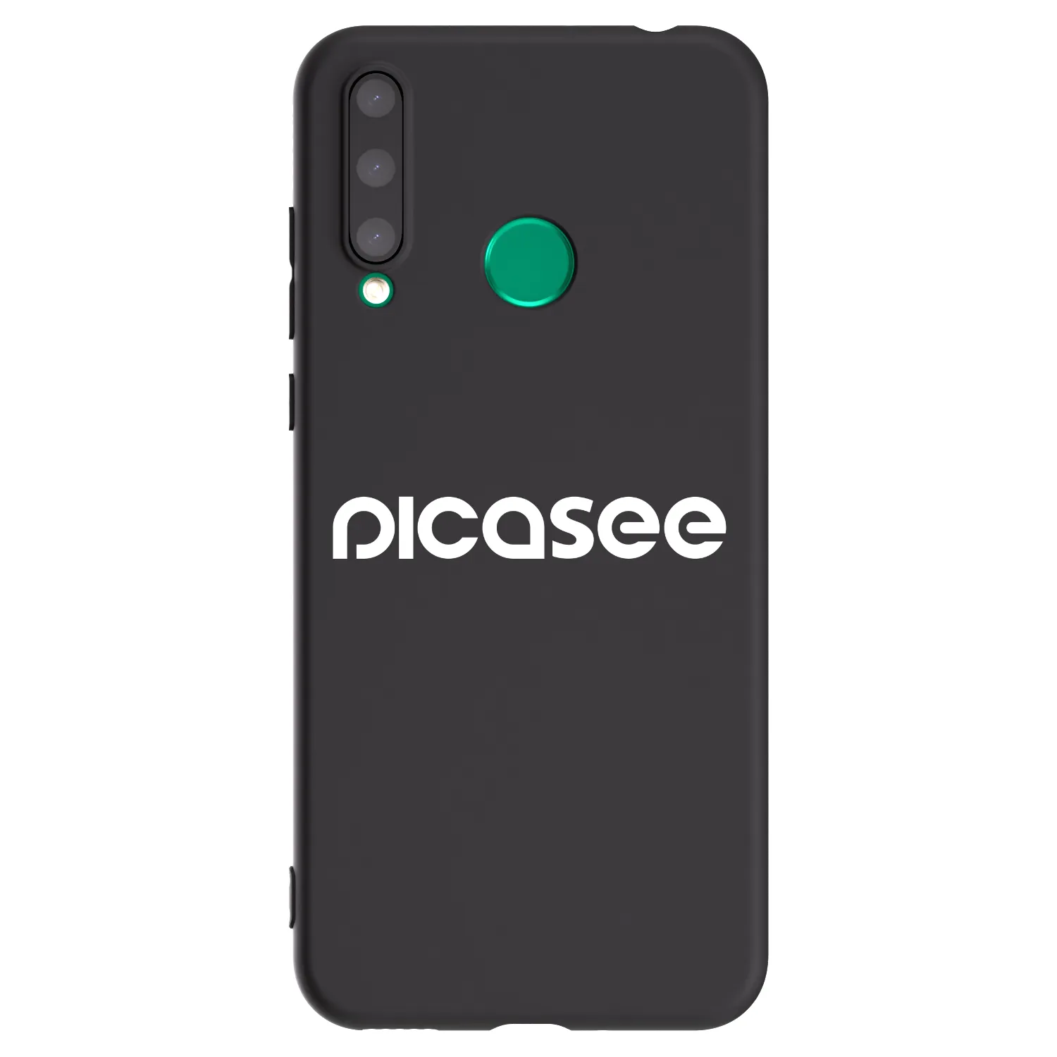 Picasee silikonový černý obal pro Honor 20 Lite - Picasee - new logo - white