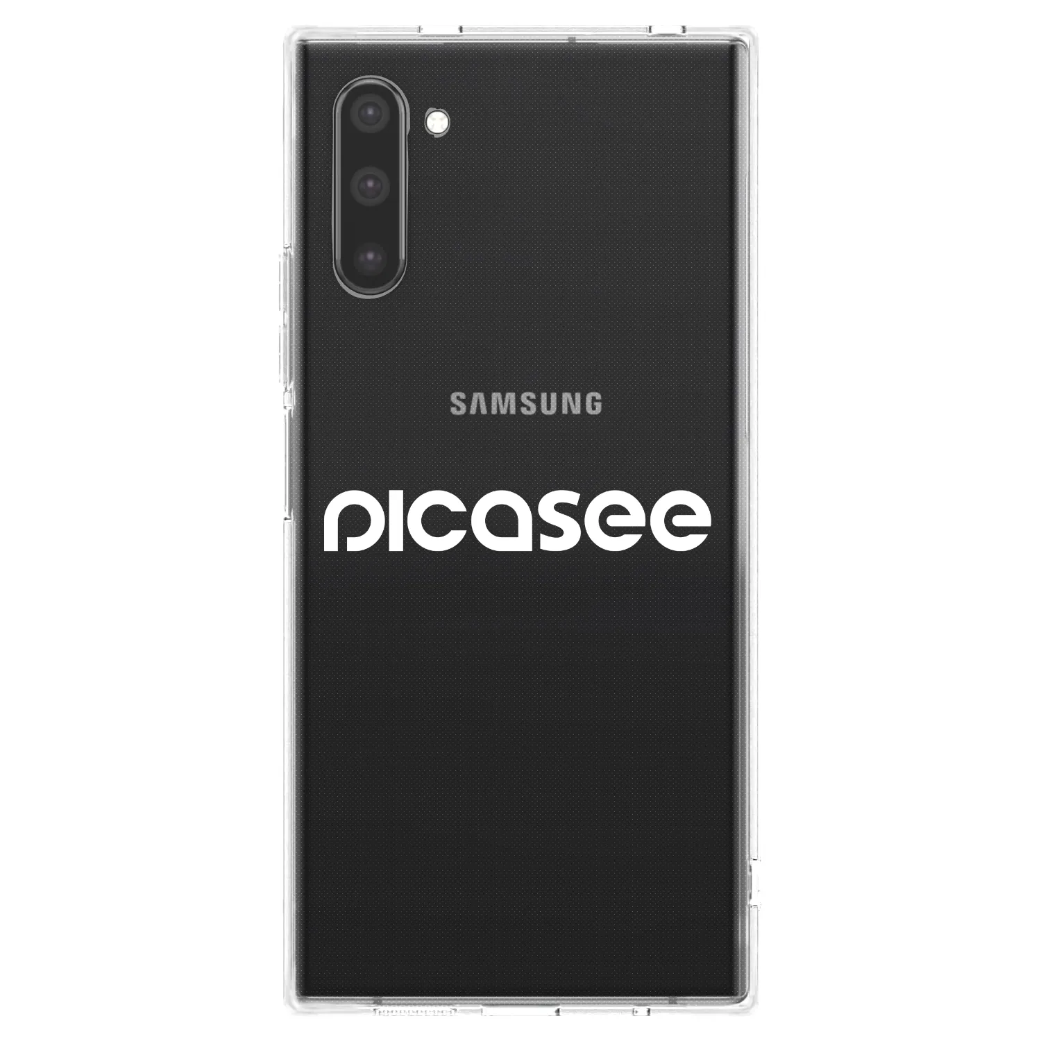 Picasee silikonový průhledný obal pro Samsung Galaxy Note 10 N970F - Picasee - new logo - white