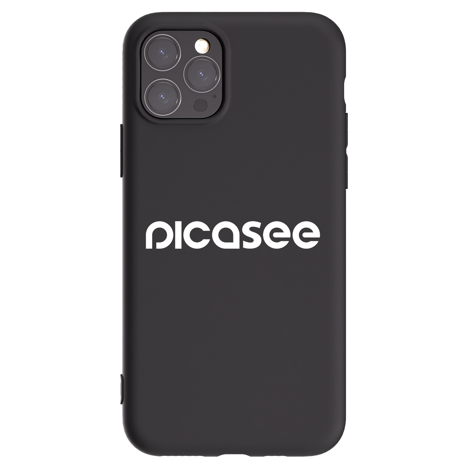 Picasee silikonový černý obal pro Apple iPhone 11 Pro - Picasee - new logo - white