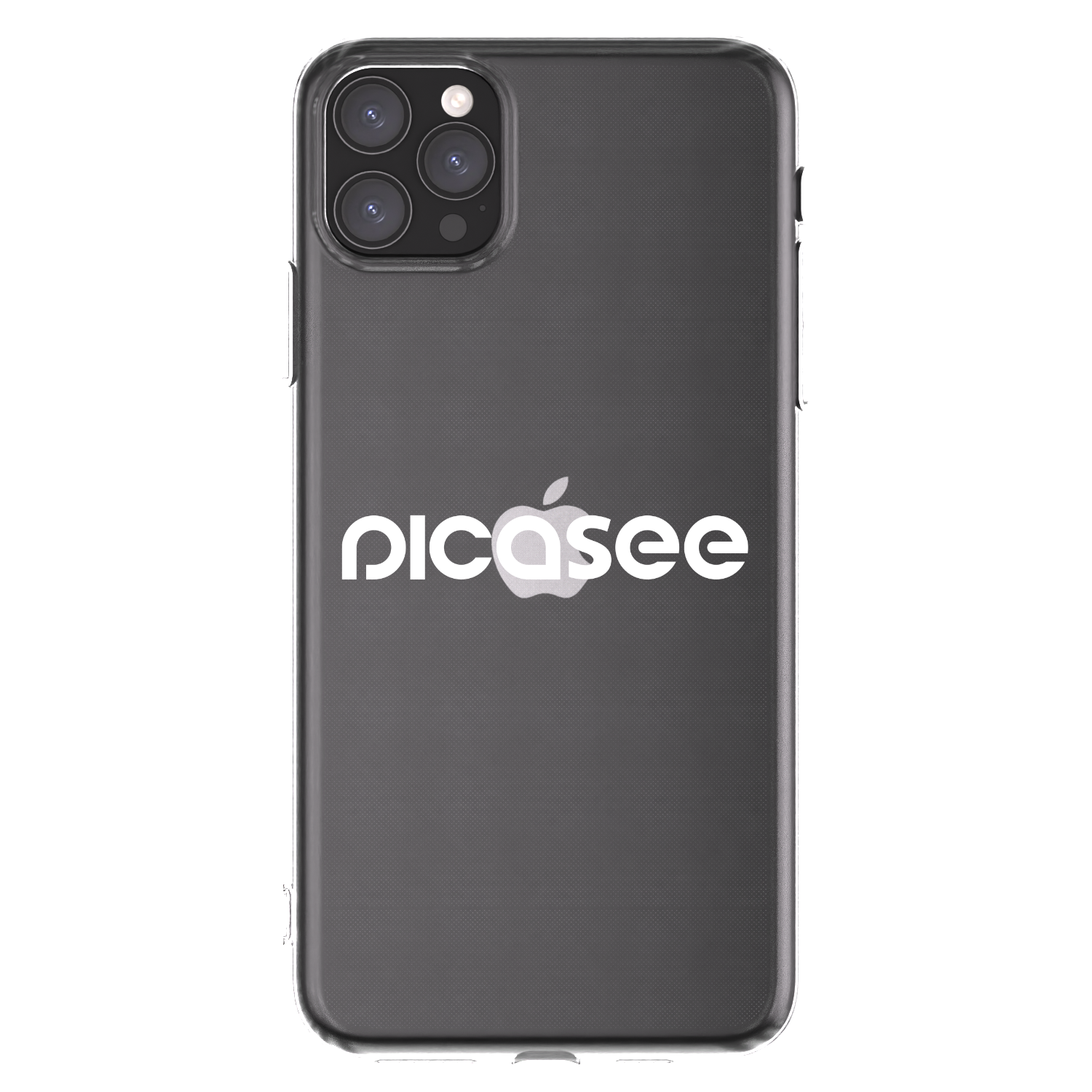 Picasee silikonový průhledný obal pro Apple iPhone 11 Pro Max - Picasee - new logo - white