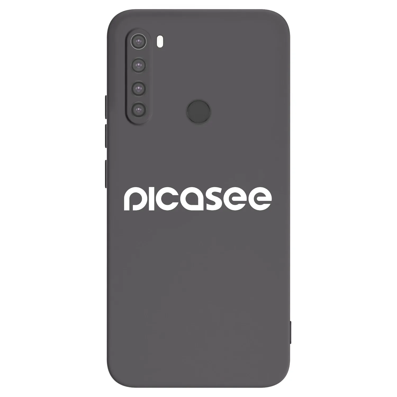 Picasee silikonový černý obal pro Xiaomi Redmi Note 8 - Picasee - new logo - white