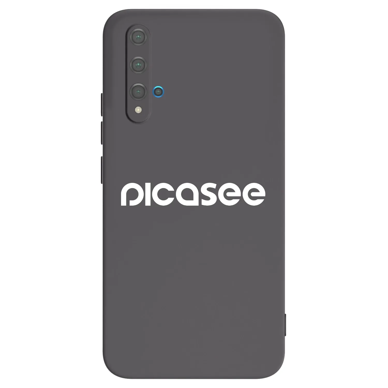 Picasee silikonový černý obal pro Huawei Nova 5T - Picasee - new logo - white