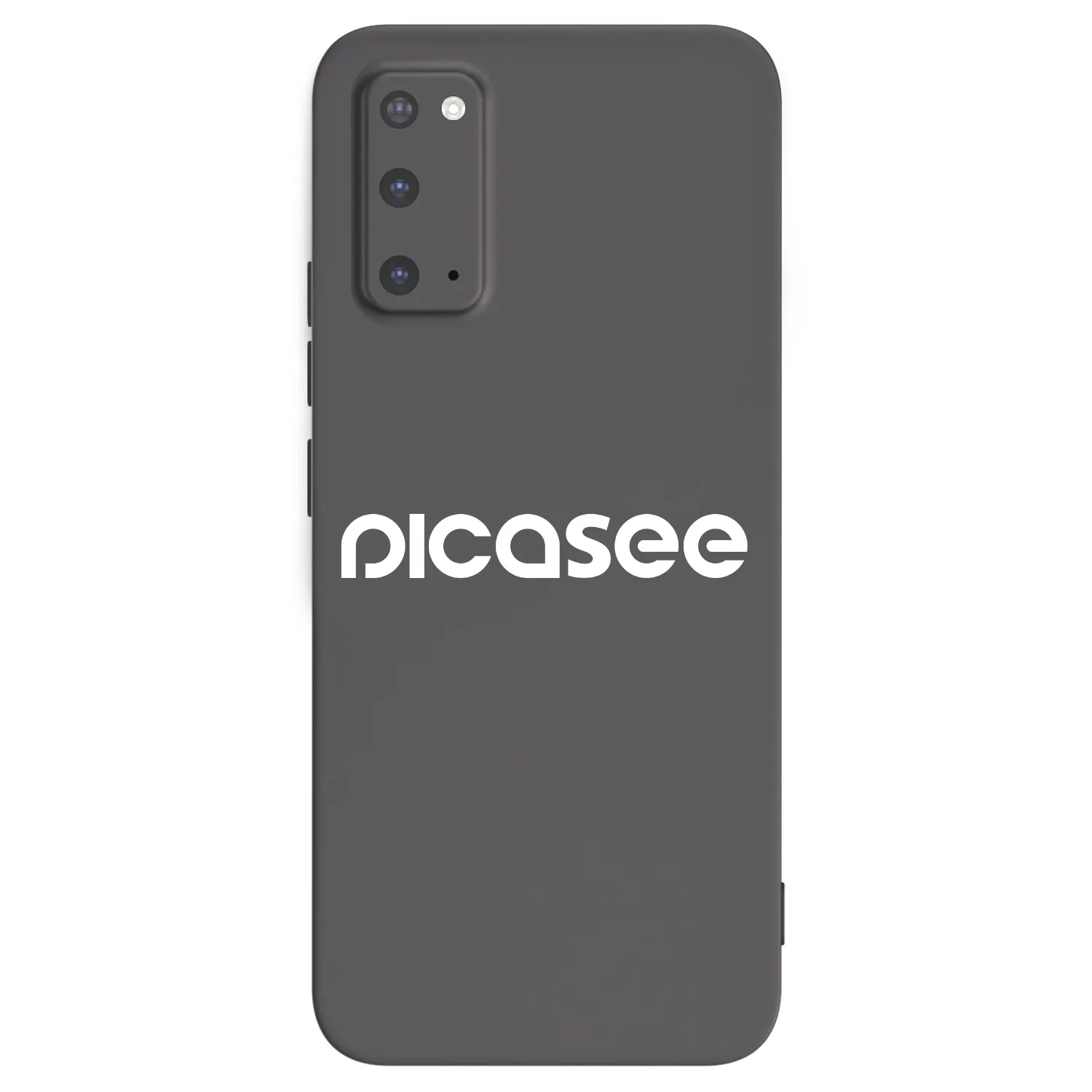Picasee silikonový černý obal pro Samsung Galaxy S20 G980F - Picasee - new logo - white