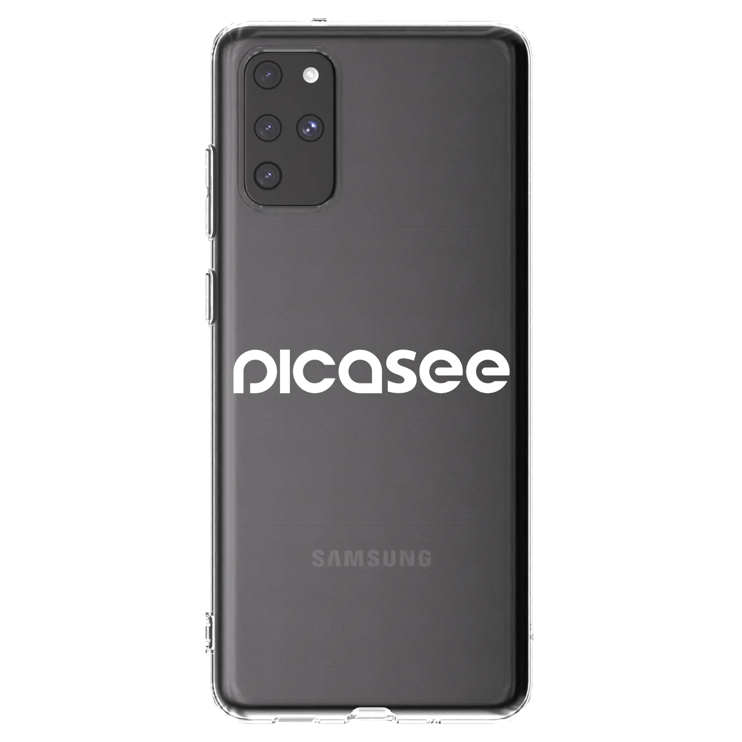 Picasee silikonový průhledný obal pro Samsung Galaxy S20+ G985F - Picasee - new logo - white