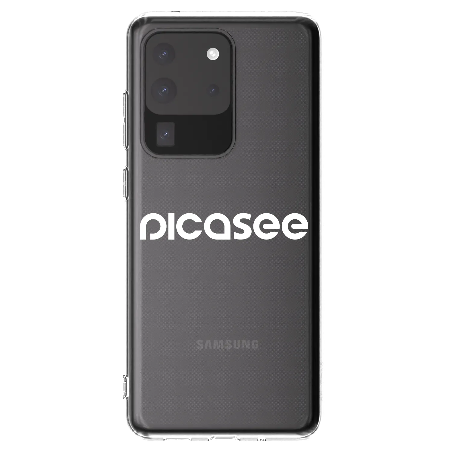 Picasee silikonový průhledný obal pro Samsung Galaxy S20 Ultra 5G G988F - Picasee - new logo - white