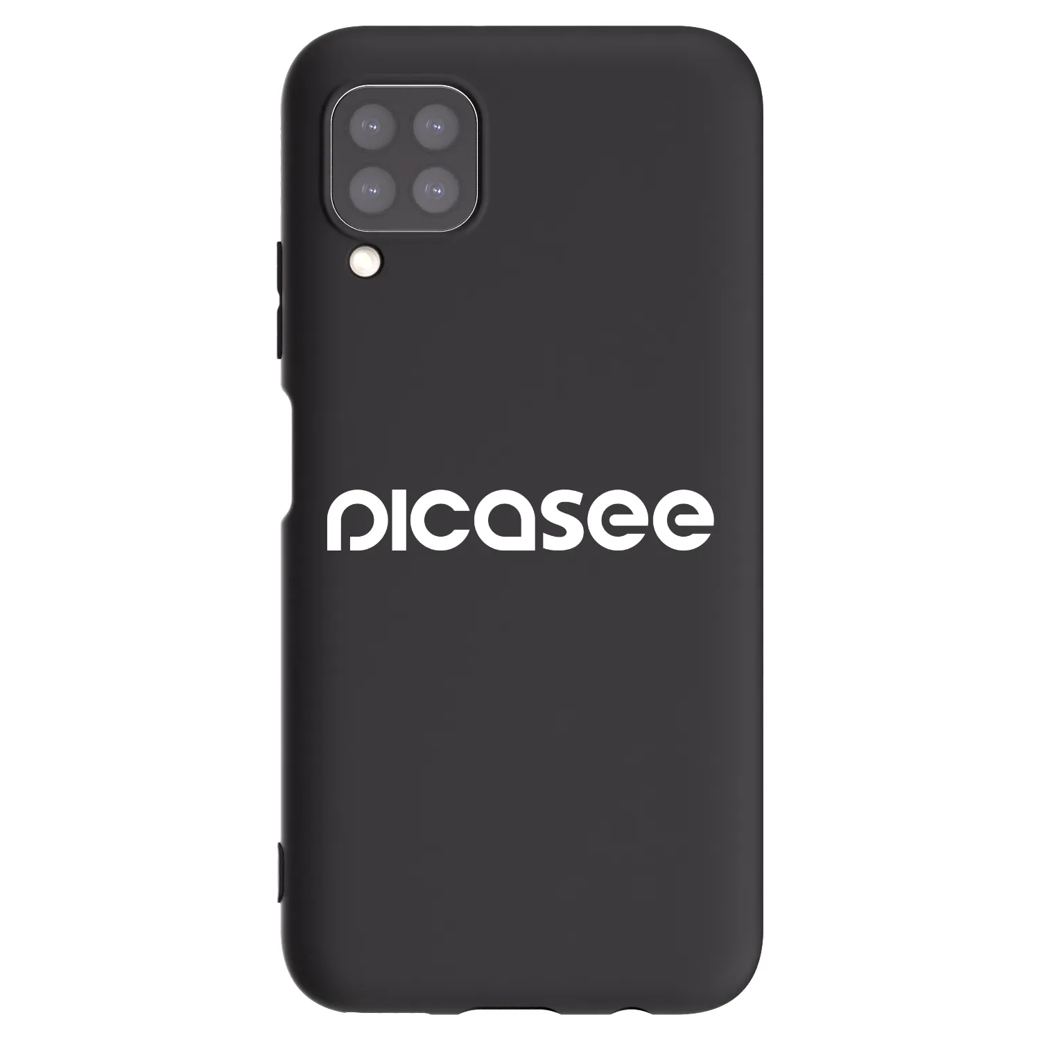 Picasee silikonový černý obal pro Huawei P40 Lite - Picasee - new logo - white