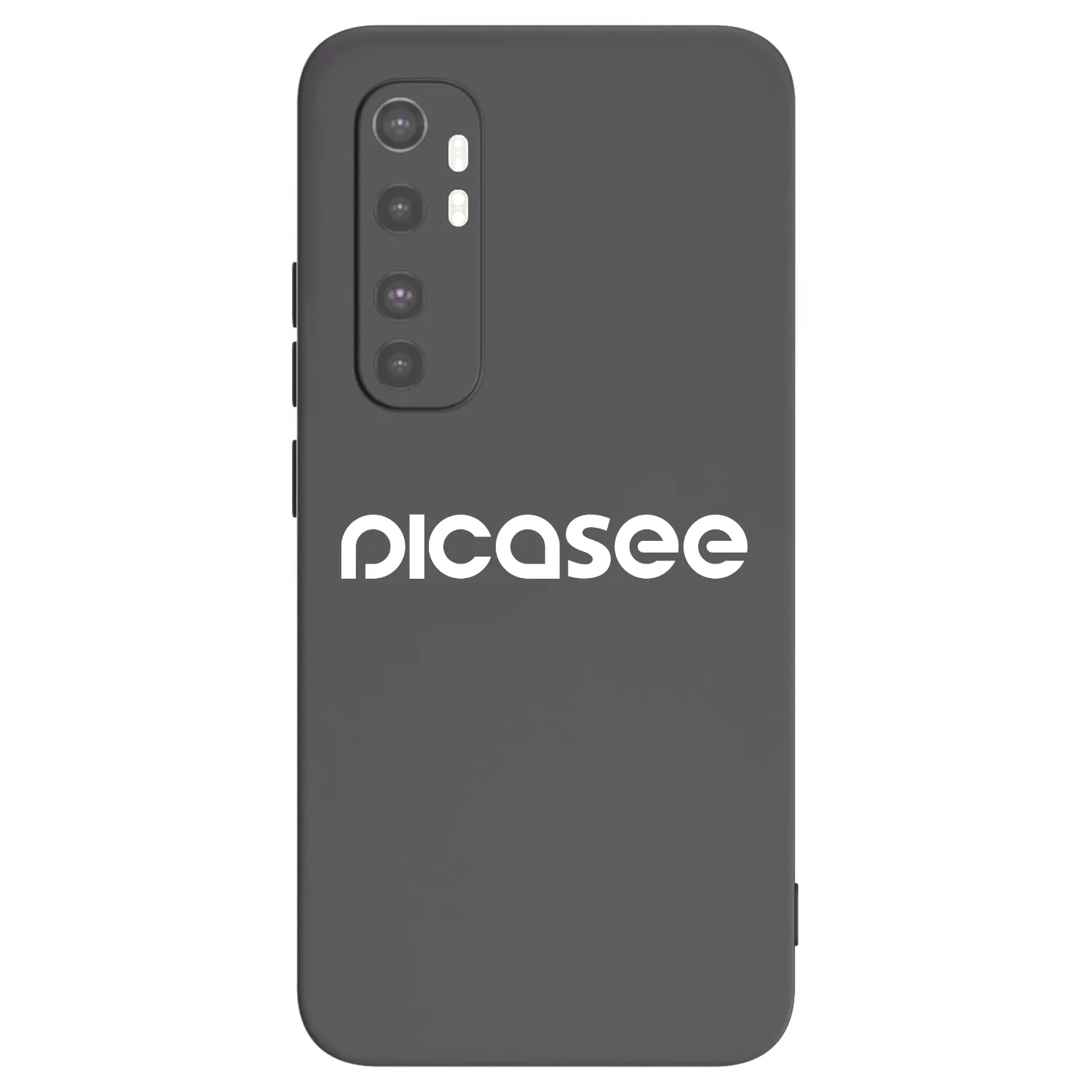 Picasee silikonový černý obal pro Xiaomi Mi Note 10 Lite - Picasee - new logo - white