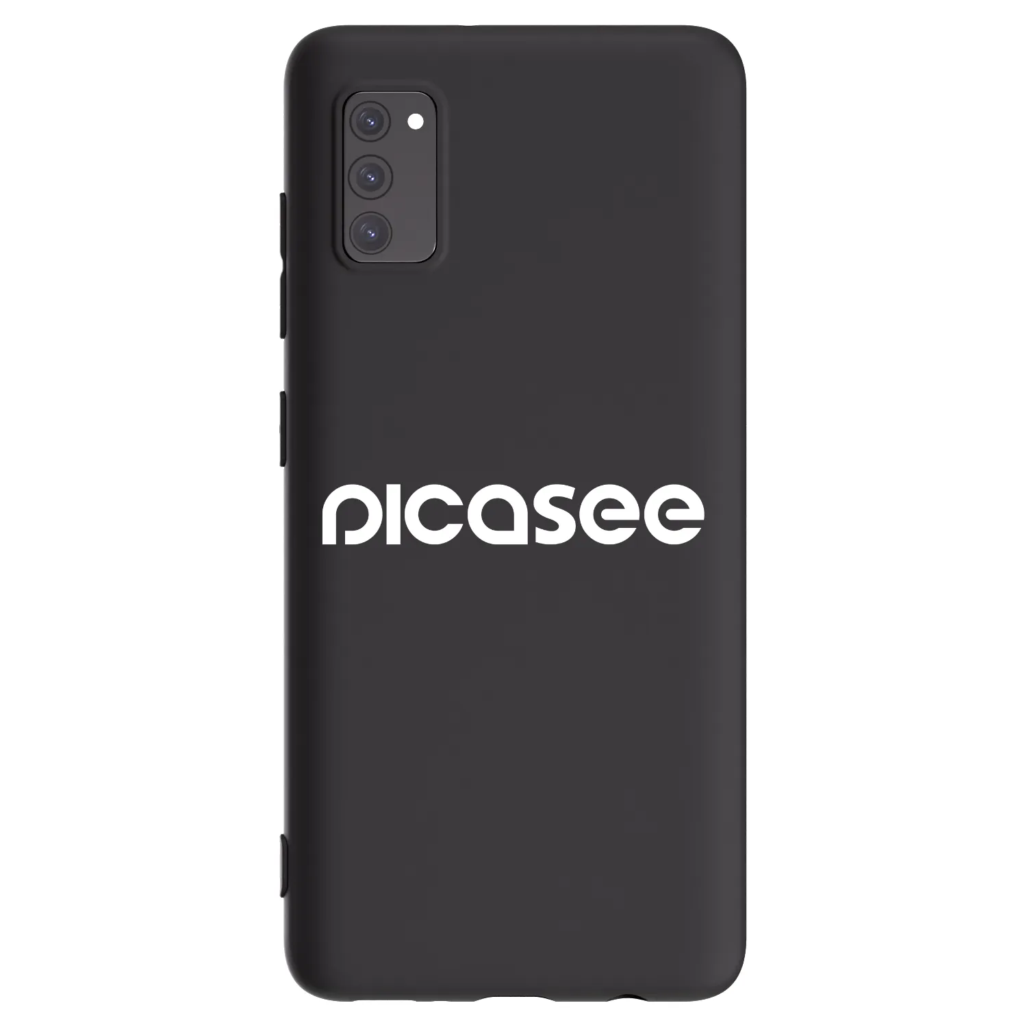 Picasee silikonový černý obal pro Samsung Galaxy A41 A415F - Picasee - new logo - white