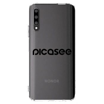 Picasee silikonový průhledný obal pro Honor 9X Pro - Picasee - new logo - black