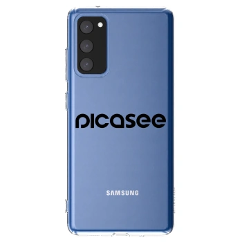 Picasee silikonový průhledný obal pro Samsung Galaxy S20 FE - Picasee - new logo - black