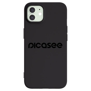 Picasee silikonový černý obal pro Apple iPhone 12 - Picasee - new logo - black
