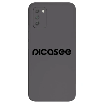 Picasee silikonový černý obal pro Xiaomi Poco M3 - Picasee - new logo - black