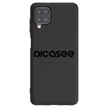 Picasee silikonový černý obal pro Samsung Galaxy A12 A125F - Picasee - new logo - black